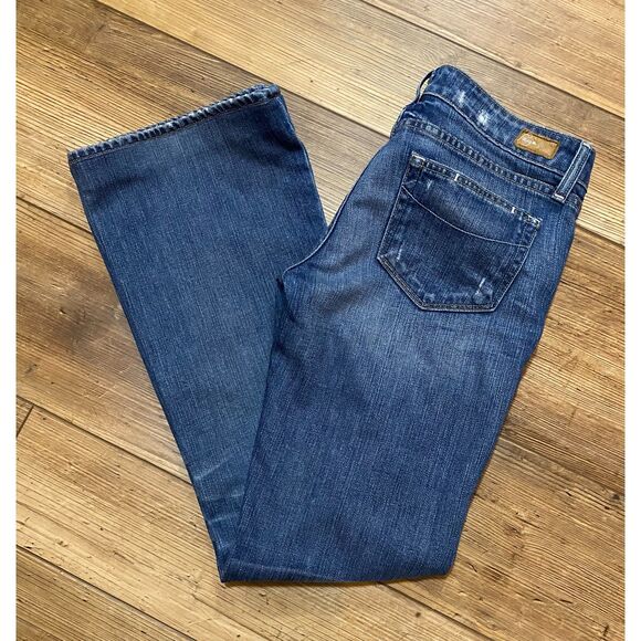 PAIGE Laurel Canyon Blue Jeans Low Rise Boot Cut 29X30 MSRP $229 - Picture 1 of 11